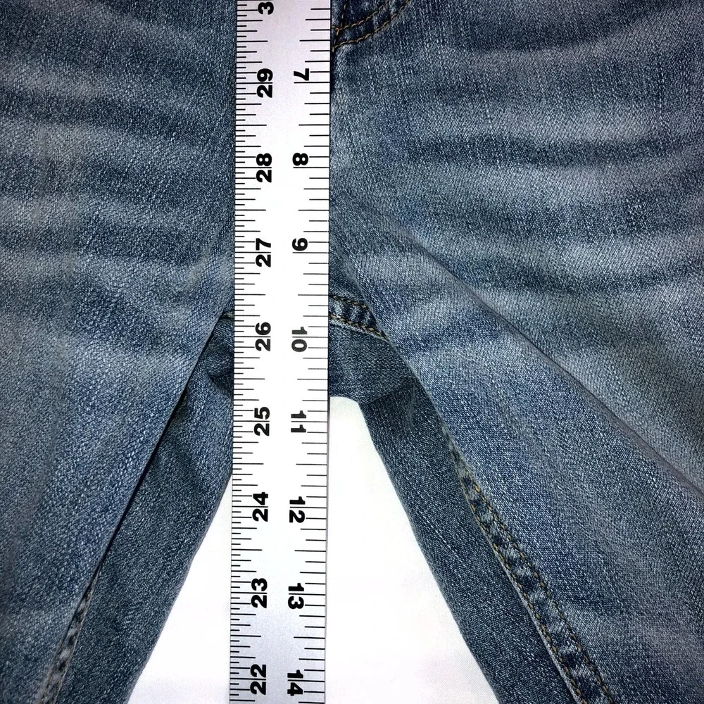 No Boundaries Mens 28x30 Blue Slim Fit Straight Distressed Jeans NB32100029662